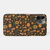 手描きの田舎風の秋のパターン Case-Mate iPhoneケース (裏面(横))