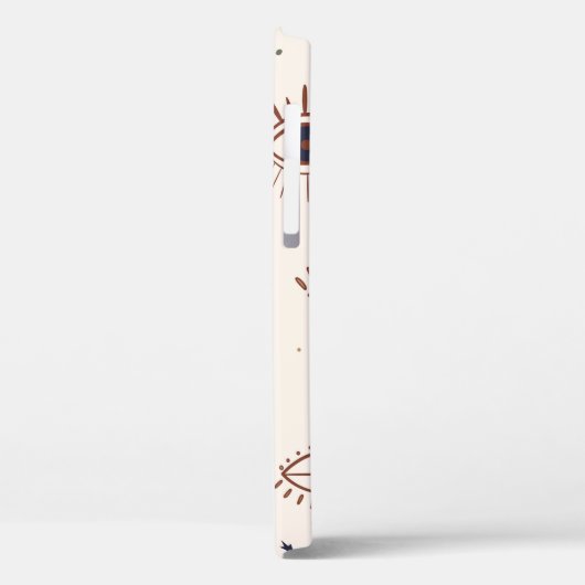 手描きの瞳は神秘的な継ぎ目のない模様。イビル・イ Case-Mate iPhoneケース (裏面 / 左)