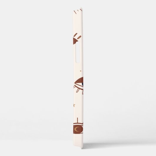 手描きの瞳は神秘的な継ぎ目のない模様。イビル・イ Case-Mate iPhoneケース (裏面 / 右)