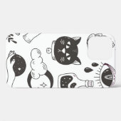 手描きの神秘的な入れ墨、ヴィンテージバッジd Case-Mate iPhoneケース (裏面 (横))