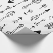 手描きの種族の矢のギフト用包装紙 ラッピングペーパー (角)