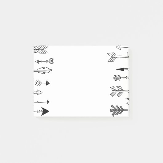 手描きの種族の矢の芸術 ポストイット (正面)