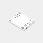 手描きの種族の矢の芸術 ポストイット (アングル)