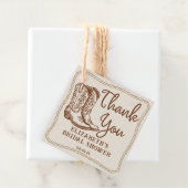 手描きの素朴なウェスタンスタイルのカウガールブーツ 誠にありがとうございます フェイバータグ (インサイチュ)