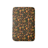 手描きの素朴な秋のパターンバスマット バスマット (正面縦)