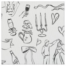 手描きの結婚式 ウェディング トワル