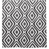 手描きの継ぎ目の無い文様  シャワーカーテン (正面)