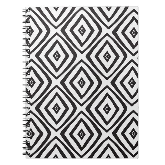 手描きの継ぎ目の無い文様  ノートブック (正面)