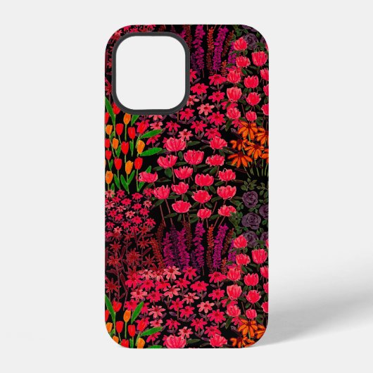 手描きの継ぎ目無し文様 iPhoneケース (裏面)