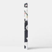 手描きの繊細な花を使った継ぎ目のない模様。 Case-Mate iPhoneケース (裏面 / 右)