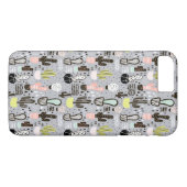 手描きの織り目加工のサボテンパターン Case-Mate iPhoneケース (裏面(横))