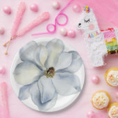 手描きの芍薬 ペーパープレート (パーティー)