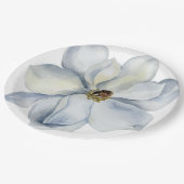 手描きの芍薬 ペーパープレート (アングル)