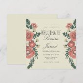 手描きの花束 ヴィンテージ ウェディング (正面/裏面)