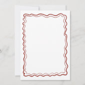 手描きの落書き イタリアンウェディング Save The Date セーブザデート (裏面)