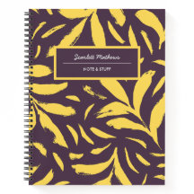 手描きの葉の黄色のシームレスパターン