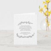 手描きの葉 喪失 折り紙のカード カード (黄色い花)