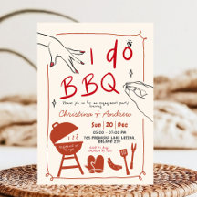 手描きの裏庭 I do BBQ 記念日パーティー