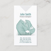手描きの調査官の名刺 名刺 (正面)