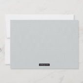 手描きの赤いホリデー写真カードのバナー シーズンカード (裏面)