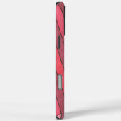手描きの赤い幾何学ストライプデザイン Case-Mate iPhoneケース (裏面 / 右)
