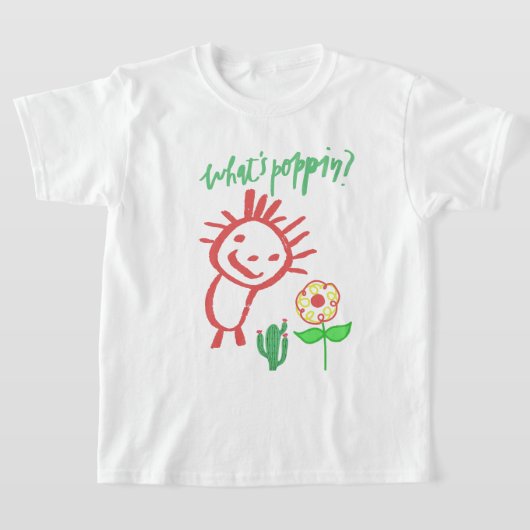 手描きの赤ちゃん  Tシャツ (レイダウン)