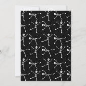 手描きの遊び心あふれるリボン枠 ハロウィン写真 シーズンカード (裏面)