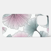 手描きの銀杏ビロバ背景シームレスパッテ Case-Mate iPhoneケース (裏面 (横))