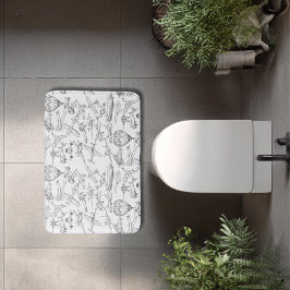 手描きの飛行機 航空 パイロット エイブレーター 楽しい バスマット