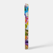 手描きの鮮やかな抽象芸術 iPhone 15 カバー (左側面)