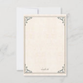 手描きの鳥の名前入りなサンキューカード サンキューカード (裏面)