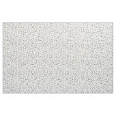 手描きの黒い水玉模様 ファブリック (ファットクウォーター)