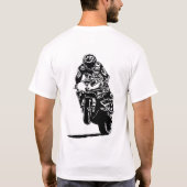 手描きの1wheelfelonsはあなた自身の句を造ります tシャツ (裏面)