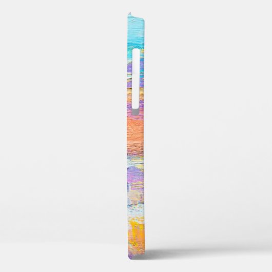 手描きアク絵画リル。抽象芸術アートの背景 Case-Mate iPhoneケース (裏面 / 左)