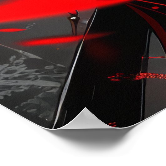 手描きアニメデーモミニマルン層ポスター ポスター (角)