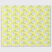 手描きアネモネ花模様包み紙 ラッピングペーパー (フラット)