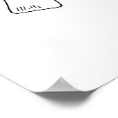 手描きアートのポスターの部族の装飾 ポスター (角)