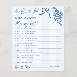 手描きイタリアン 誰がママのことを一番知っている？ ゲーム