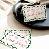 手描きイタリアン That's Amore ピザ 手書き プレイスカード