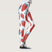 手描きイチゴヴィンテージ模様 レギンス (右)