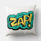 手描きイラストのZAP吹き出しワード クッション (裏面)