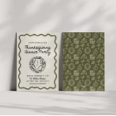 手描きウィムジー・ドードル・サンクスギビング・ディナー シーズンカード