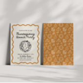 手描きウィムジー・ドードル・サンクスギビング・ディナー シーズンカード