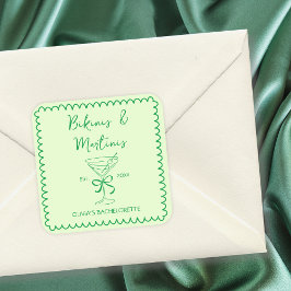 手描きウェーブビキニ&マルチニスバチェロレッテ スクエアシール