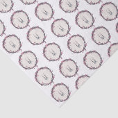 手描きウサギのさくらんぼ花のサラウンド 薄葉紙 (詳細)