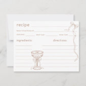 手描きエスプレッソマルティーニブライダルレシピ (正面)