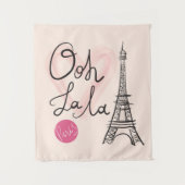 手描きエッフェルタワー タペストリー (正面)