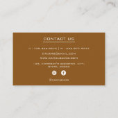 手描きエレガントベーカリー名刺 名刺 (裏面)