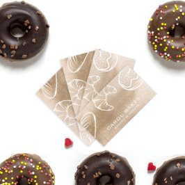 手描きエレガントベーカリー名刺 名刺