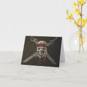 手描きオリジナル海賊ブランクカード カード (黄色い花)